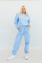 Load image into Gallery viewer, N+G ORIGINAL: It Girl Oversized Cargo Sweatpants (Blue)