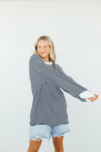 Valencia Top (Black & White) *RESTOCKED*