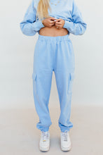 Load image into Gallery viewer, N+G ORIGINAL: It Girl Oversized Cargo Sweatpants (Blue)