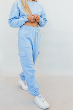 Load image into Gallery viewer, N+G ORIGINAL: It Girl Oversized Cargo Sweatpants (Blue)