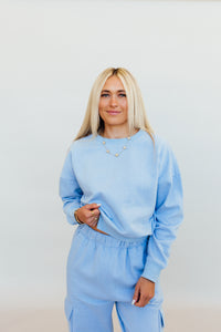 N+G Originals: It Girl Oversized Crew (Blue)