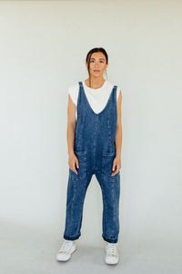 Free People High Roller Jumpsuit (Sapphire Blue) *RESTOCKED*