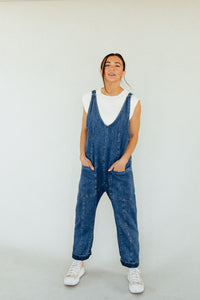 Free People High Roller Jumpsuit (Sapphire Blue) *RESTOCKED*