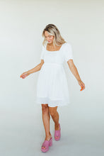 Load image into Gallery viewer, Talk About Texture Dress (White)