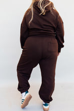 Load image into Gallery viewer, N+G ORIGINAL: Cozy Girl Oversized Sweatpants (Chocolate Brown)