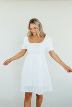 Load image into Gallery viewer, Talk About Texture Dress (White)