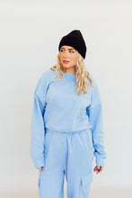 Load image into Gallery viewer, N+G Originals: It Girl Oversized Crew (Blue)