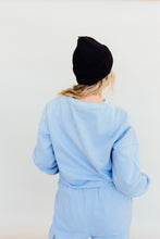 Load image into Gallery viewer, N+G Originals: It Girl Oversized Crew (Blue) *expected to ship 11/25