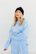 Load image into Gallery viewer, N+G Originals: It Girl Oversized Crew (Blue)