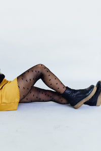 Sheer Hearts Tights (FREE PEOPLE)