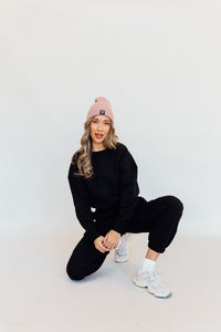 N+G Originals: It Girl Oversized Crew (Black) *expected to ship 11/25