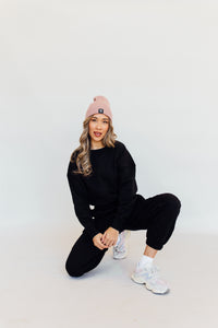 N+G Originals: It Girl Oversized Crew (Black) *expected to ship 11/25