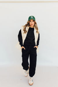 N+G ORIGINAL: It Girl Oversized Cargo Sweatpants (Black)