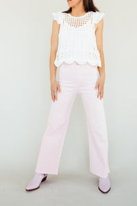 Grin & Flare It Pants (light pink)