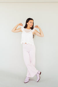 Grin & Flare It Pants (light pink)