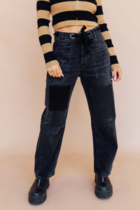 Moxie Pull-On Barrel Jeans (FREE PEOPLE)
