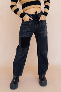 Moxie Pull-On Barrel Jeans (FREE PEOPLE)