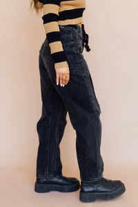Moxie Pull-On Barrel Jeans (FREE PEOPLE)