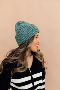 Harbor Beanie in Teal (FREE PEOPLE)