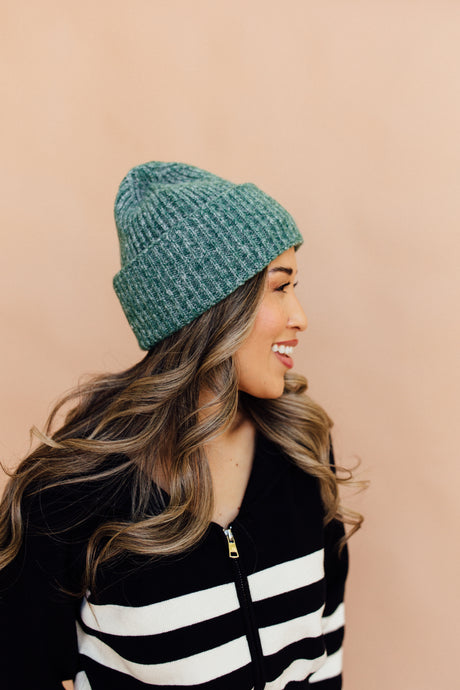 Harbor Beanie in Teal (FREE PEOPLE)