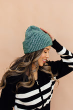 Load image into Gallery viewer, Harbor Beanie in Teal (FREE PEOPLE)