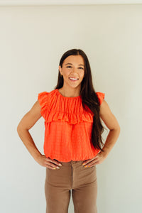 Ruffle Some Feathers Top