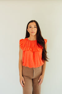 Ruffle Some Feathers Top