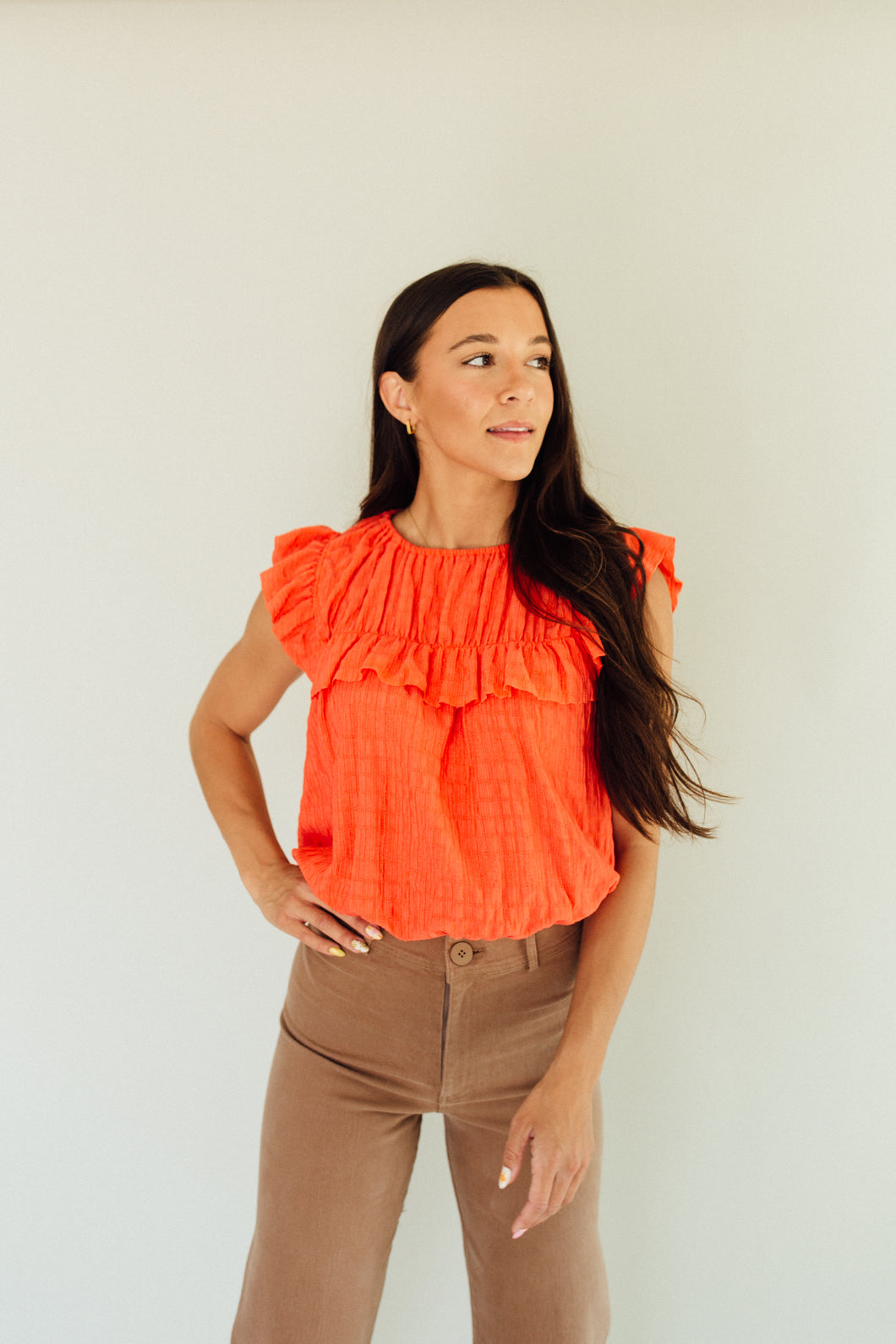 Ruffle Some Feathers Top