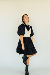 Cue the Contrast Dress