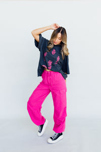 Catch Me in Cargo Pants (Hot Pink)