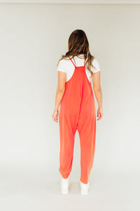Electric Feel Jumpsuit (Orange)