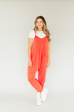 Load image into Gallery viewer, Electric Feel Jumpsuit (Orange)