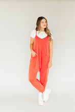 Load image into Gallery viewer, Electric Feel Jumpsuit (Orange)