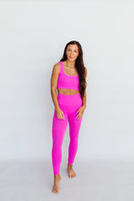 Load image into Gallery viewer, Good Karma Square-Neck Bra (FREE PEOPLE) *Living Magenta*