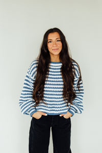 Crazy for You Sweater (Blue)