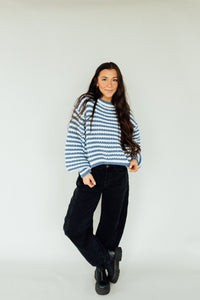 Crazy for You Sweater (Blue)
