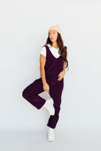Load image into Gallery viewer, High Roller Cord Jumpsuit (FREE PEOPLE) *Italian Plum*
