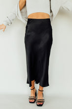 Load image into Gallery viewer, Still Wearing Satin Skirt (Black)