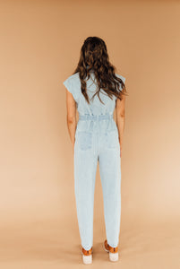 Buckle Up Buttercup Jumpsuit (Denim)