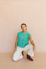 Load image into Gallery viewer, Party of Teal Top
