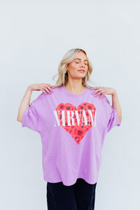 Nirvana Heart Shaped Box OS Tee (DAYDREAMER)