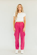 Load image into Gallery viewer, Sporty Spice Cargo Pants (Pink)