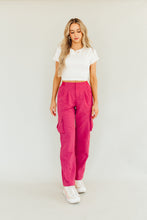 Load image into Gallery viewer, Sporty Spice Cargo Pants (Pink)
