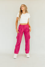 Load image into Gallery viewer, Sporty Spice Cargo Pants (Pink)