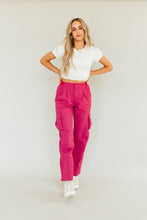 Load image into Gallery viewer, Sporty Spice Cargo Pants (Pink)