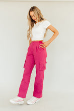 Load image into Gallery viewer, Sporty Spice Cargo Pants (Pink)