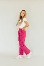 Load image into Gallery viewer, Sporty Spice Cargo Pants (Pink)