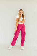 Load image into Gallery viewer, Sporty Spice Cargo Pants (Pink)