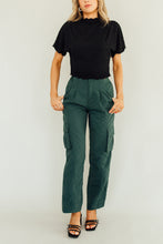 Load image into Gallery viewer, Sporty Spice Cargo Pants (Emerald)