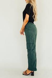 Sporty Spice Cargo Pants (Emerald)